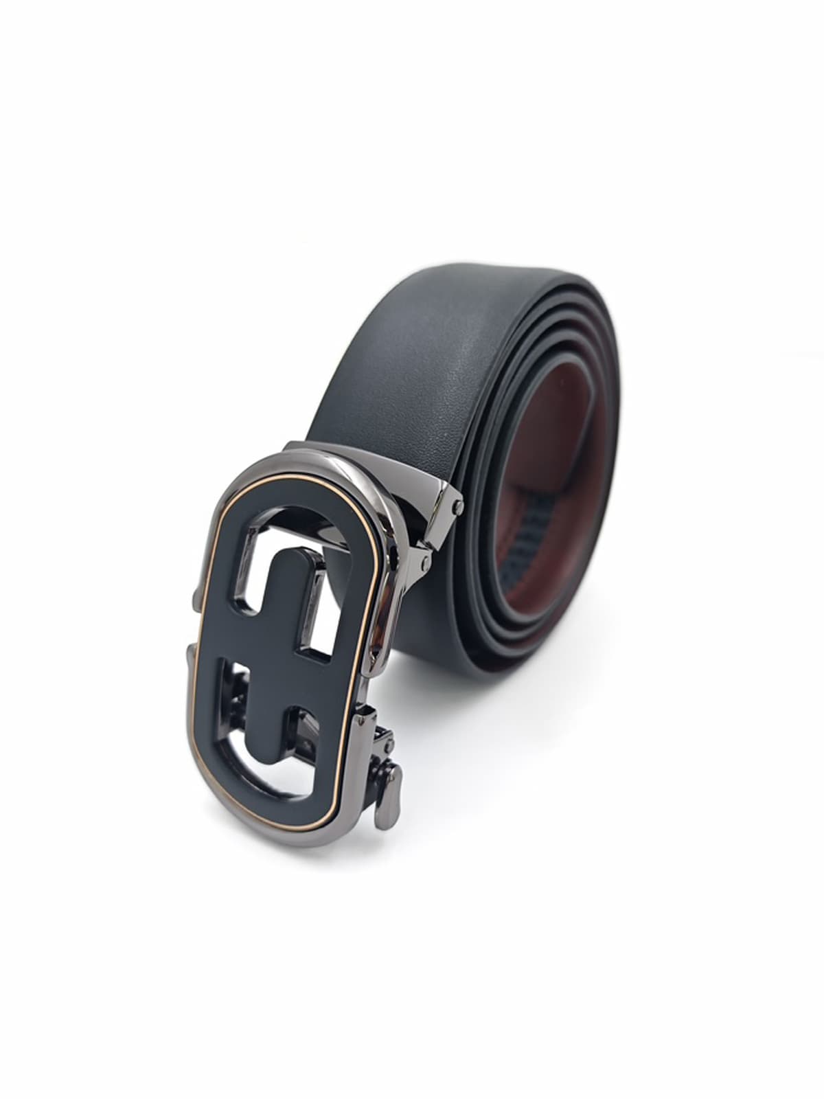 Men’s PU Leather Belt – Adjustable Auto - Lock Buckle
